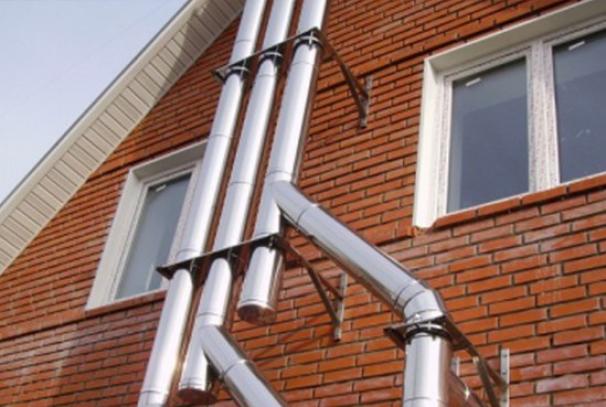 Chimney for a gas boiler: options and design features