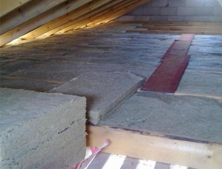Insulating the ceiling in a house with a cold roof - choosing one of the methods